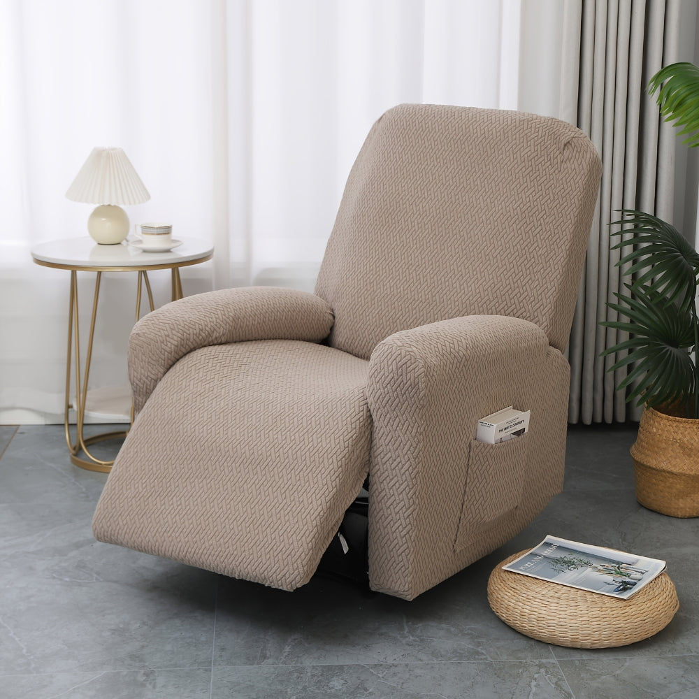 Soft Recliner Chair Cover with Side Pocket
