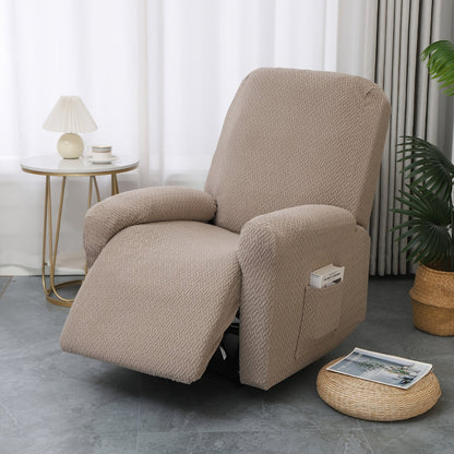 Soft Recliner Chair Cover with Side Pocket
