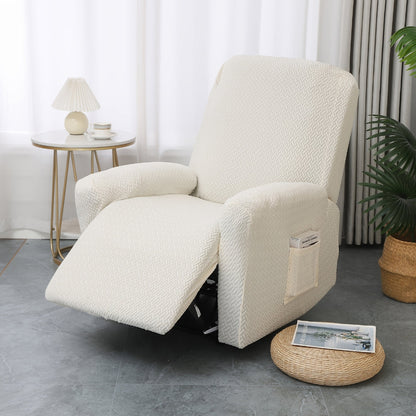 Soft Recliner Chair Cover with Side Pocket