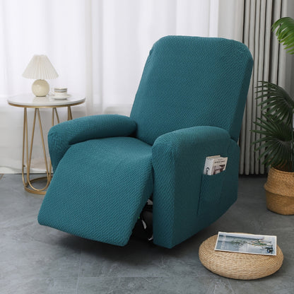 Soft Recliner Chair Cover with Side Pocket