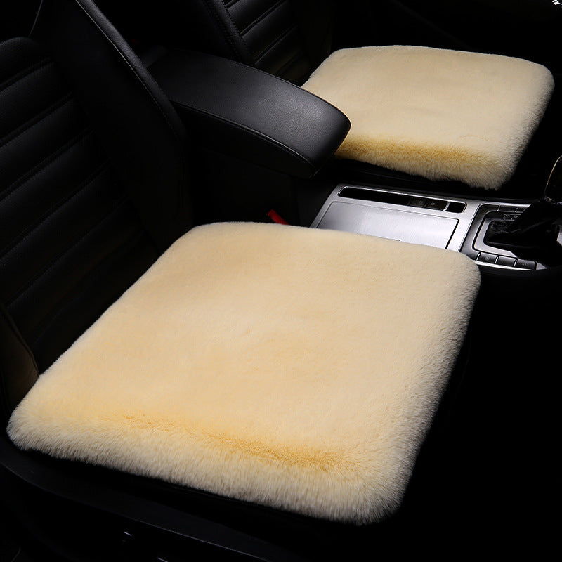Soft Sheepskin Seat Cushion for Car and Home