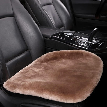 Soft Sheepskin Seat Cushion for Car and Home