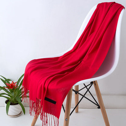 Soft Winter Scarf Long Women's Wrap Shawl