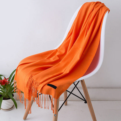 Soft Winter Scarf Long Women's Wrap Shawl