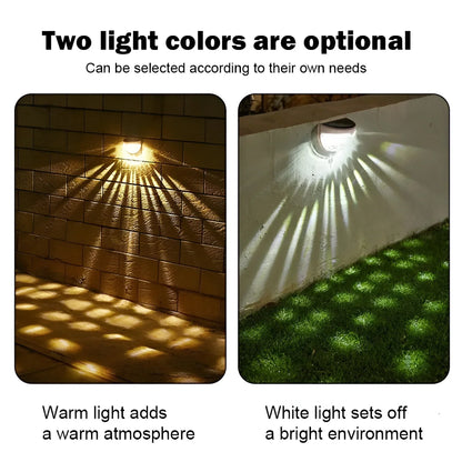 Solar LED Garden Wall Light IP65 Waterproof
