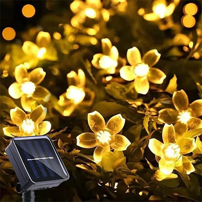 Solar LED String Lights for Garden and Patio