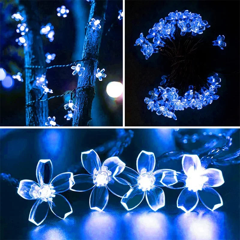 Solar LED String Lights for Garden and Patio