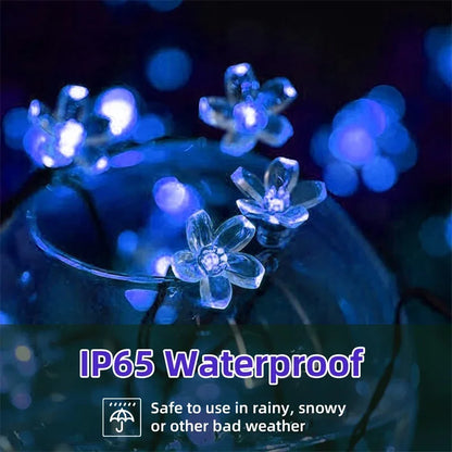 Solar LED String Lights for Garden and Patio