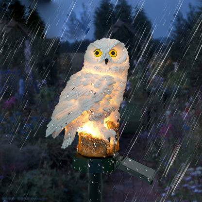 Solar Owl Garden Light with Waterproof Outdoor LED