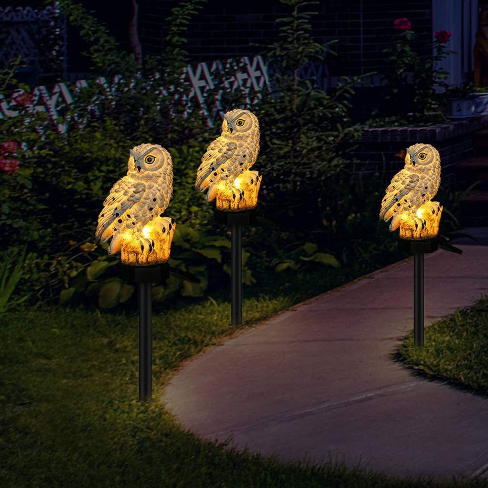 Solar Owl Garden Light with Waterproof Outdoor LED