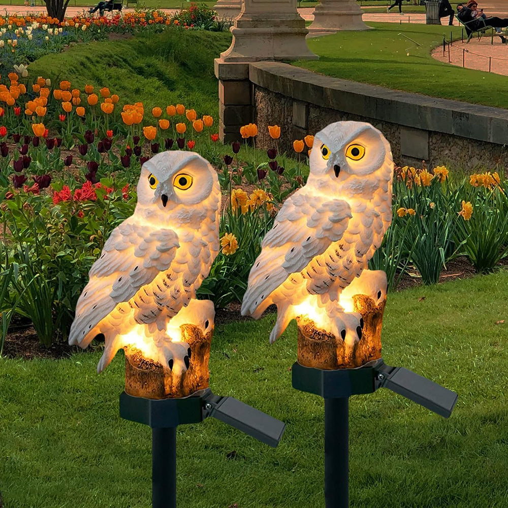 Solar Owl Garden Light with Waterproof Outdoor LED