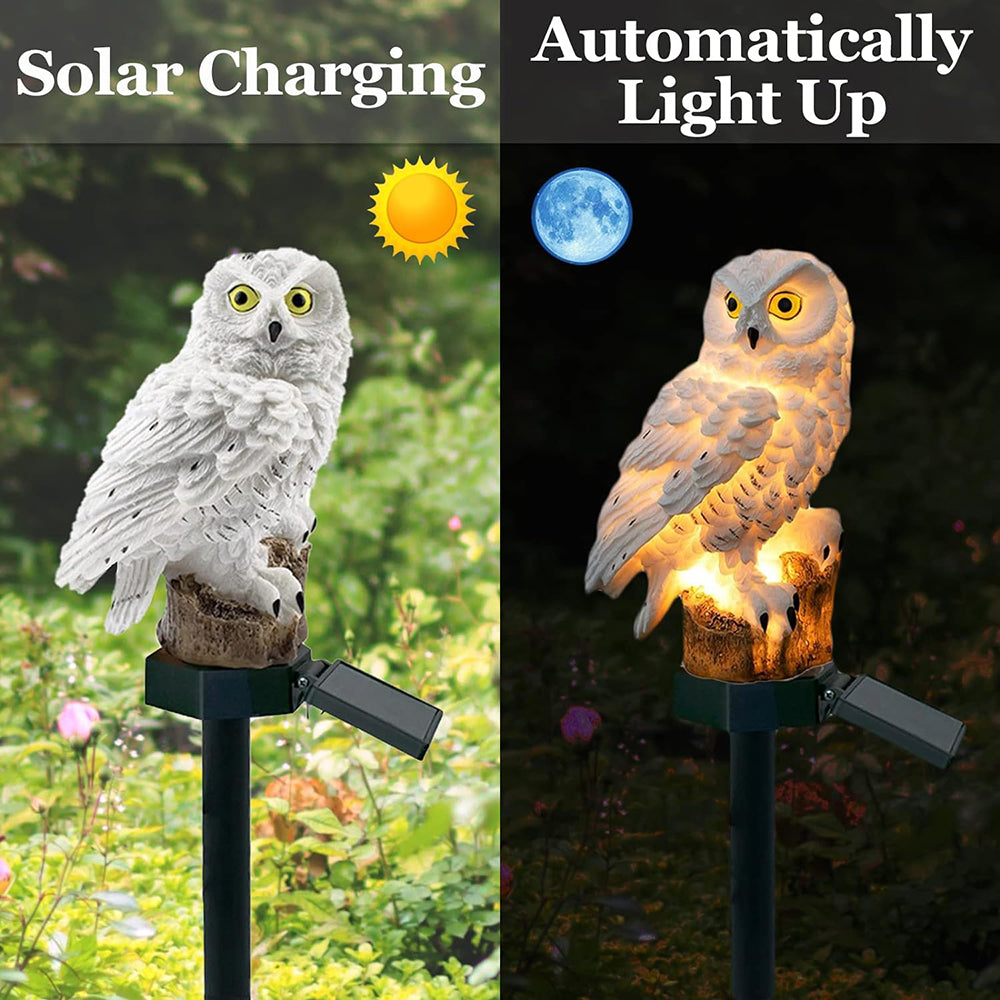 Solar Owl Garden Light with Waterproof Outdoor LED