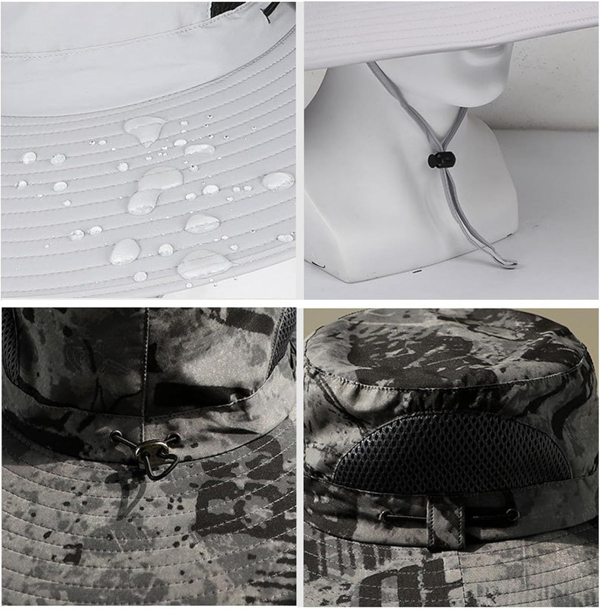 Solar Powered Cooling Fan Sun Hat with USB Charging