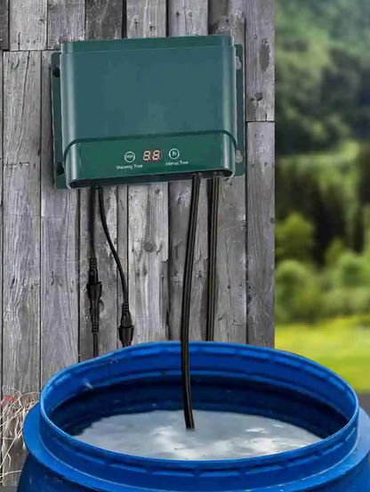 Solar Powered Drip Irrigation Kit with Automatic Timer for Up to 50 Plants