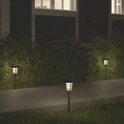 Solar Powered LED Garden Path Lights 6 Pack