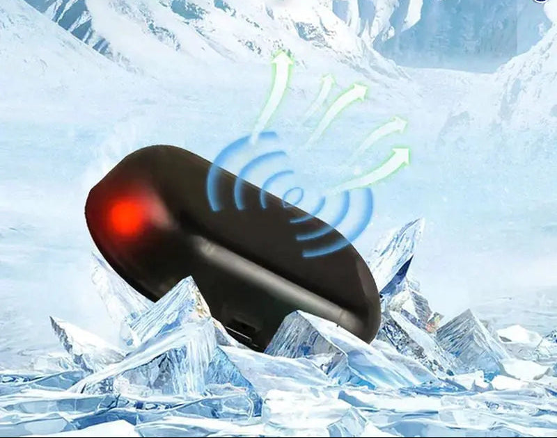 Solar Powered Windshield Snow and Ice Prevention Device