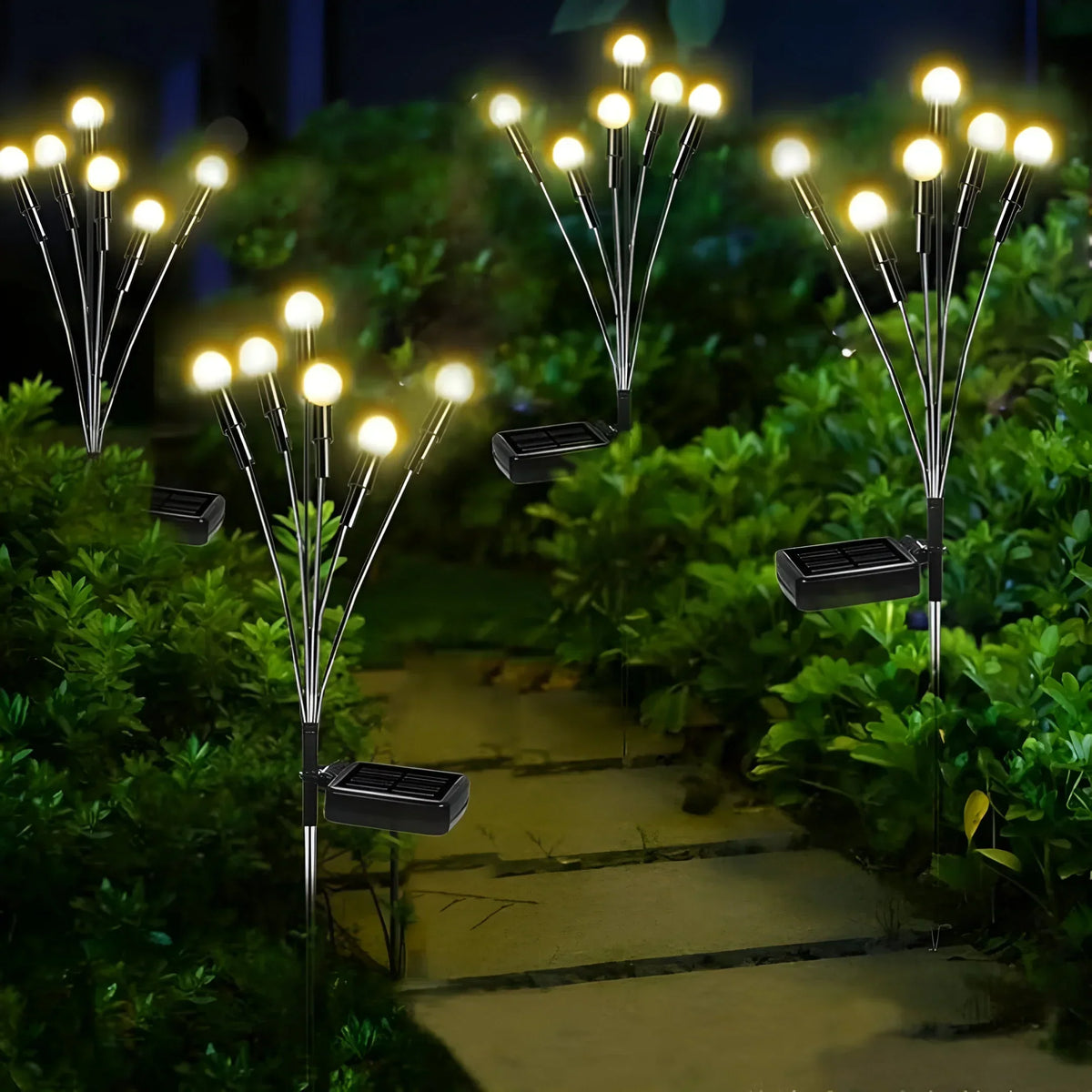 Solar Swaying LED Garden Path Lights