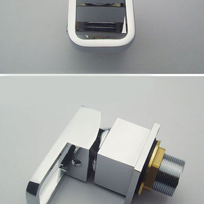 Solid Brass Deck Mount Roman Tub Faucet with Waterfall Spout