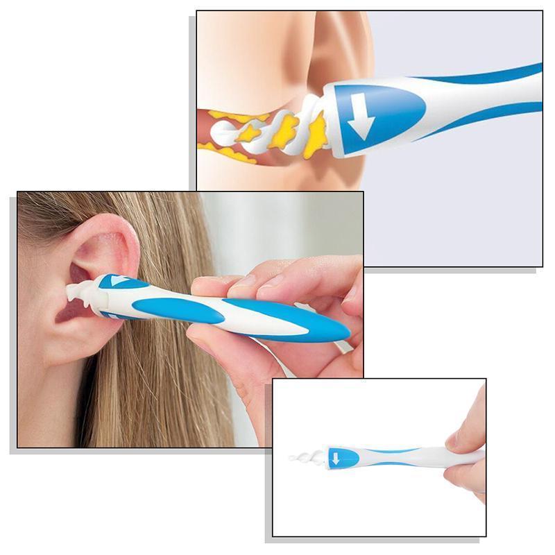 Spiral Ear Wax Remover Cleaner with 16 Tips