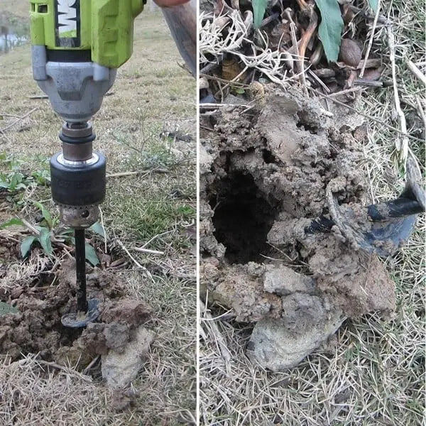 Spiral Garden Auger Drill Bit for Planting Holes