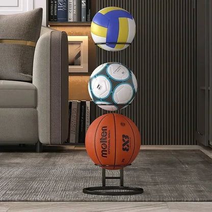 Sports Ball Storage Rack with Multi Tier Organizer