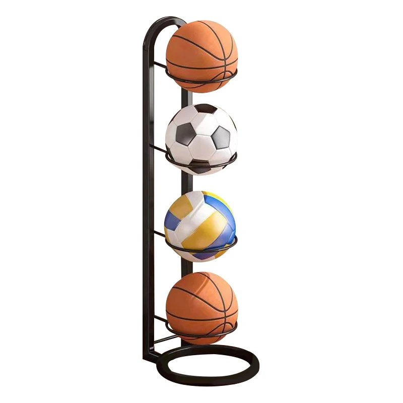 Sports Ball Storage Rack with Multi Tier Organizer