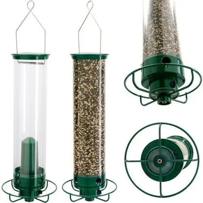 Squirrel Resistant Spinning Tube Bird Feeder