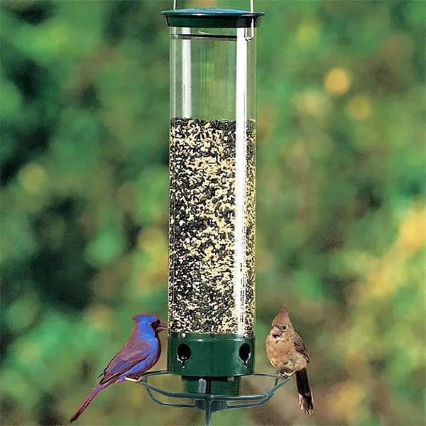 Squirrel Resistant Spinning Tube Bird Feeder