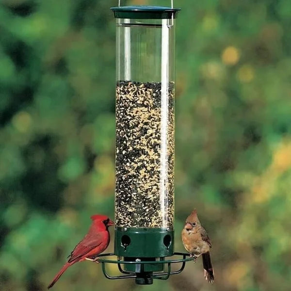 Squirrel Resistant Spinning Tube Bird Feeder