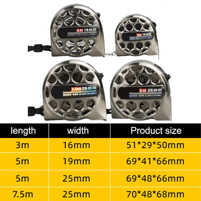 Stainless Steel Anti Corrosion Retractable Measuring Tape