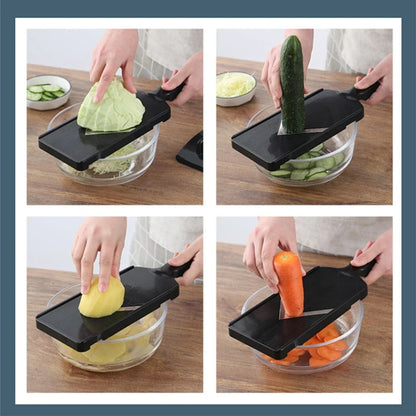Stainless Steel Cabbage Shredder Vegetable Slicer with Non Slip Handle