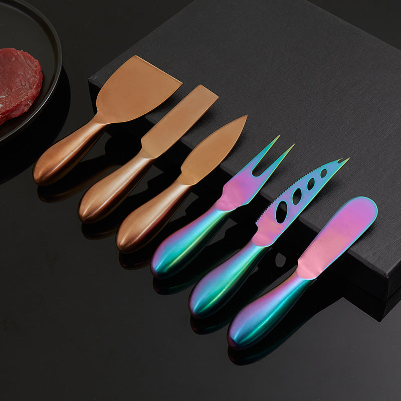 Stainless Steel Cheese Knife Set with Serving Tools