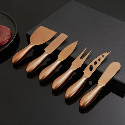 Stainless Steel Cheese Knife Set with Serving Tools