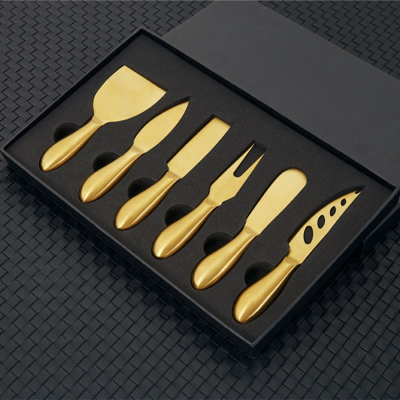 Stainless Steel Cheese Knife Set with Serving Tools