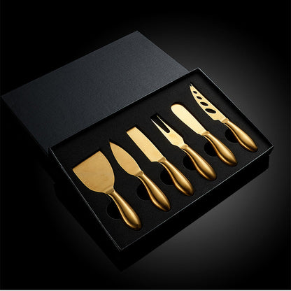 Stainless Steel Cheese Knife Set with Serving Tools