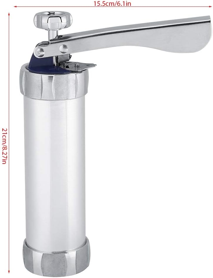 Stainless Steel Cookie Press with Decorating Discs