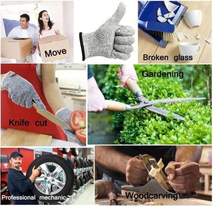 Stainless Steel Cut Resistant Safety Gloves