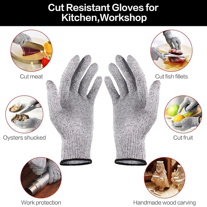 Stainless Steel Cut Resistant Safety Gloves