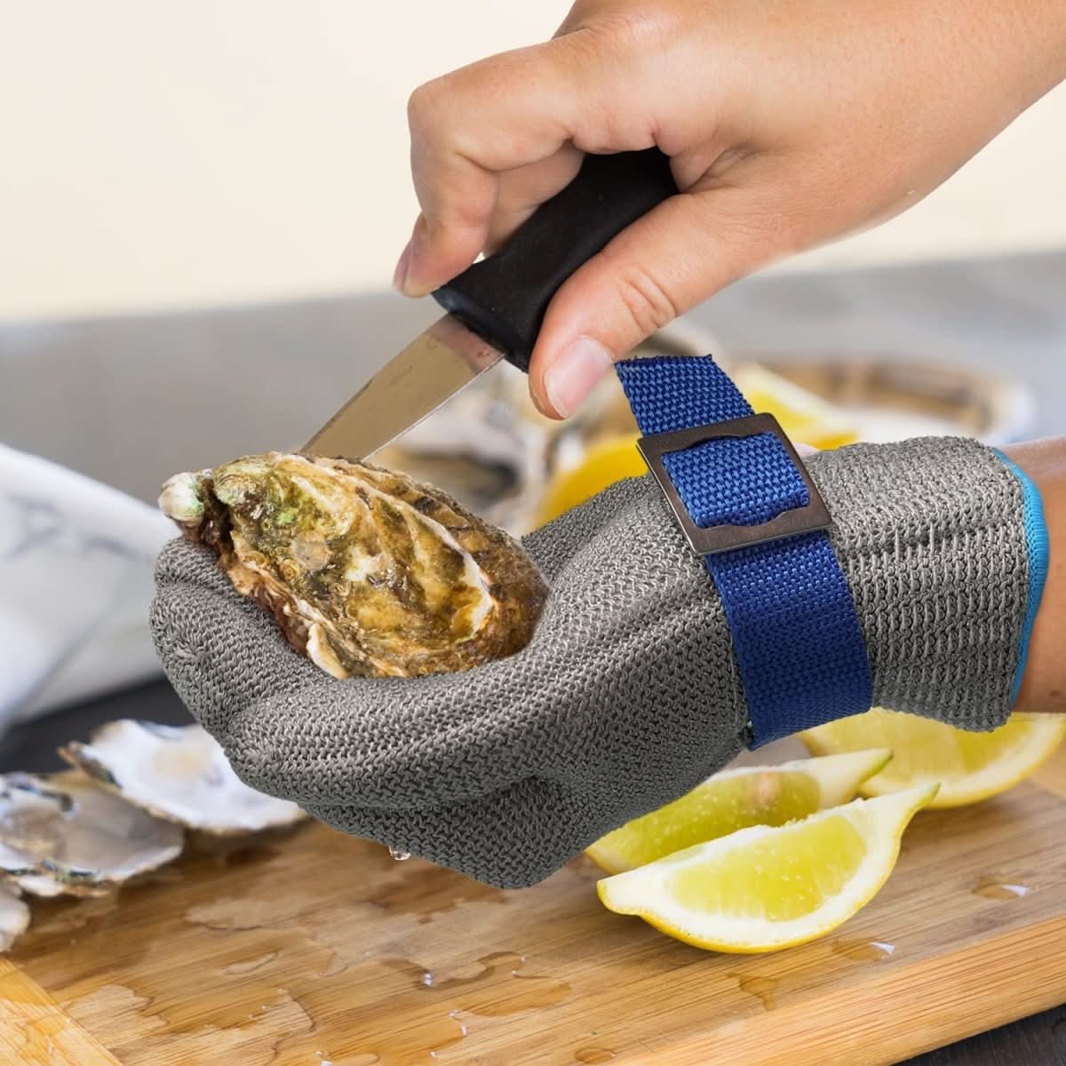 Stainless Steel Cut Resistant Safety Gloves Heavy Duty Hand Protection