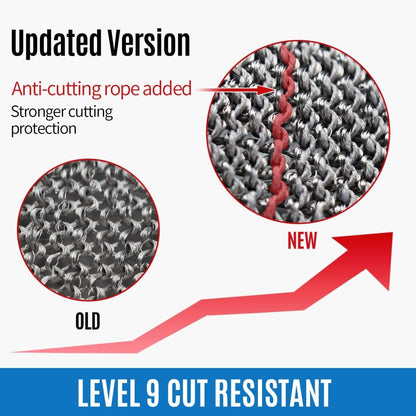 Stainless Steel Cut Resistant Safety Work Gloves