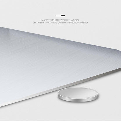 Stainless Steel Cutting Board with Non Slip Base and Lip