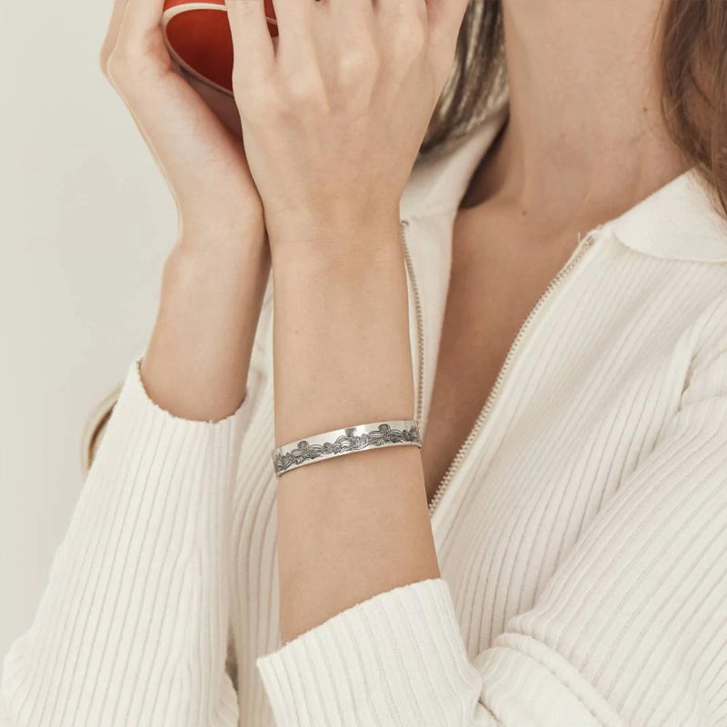 Stainless Steel Daughter Cuff Bracelet Adjustable