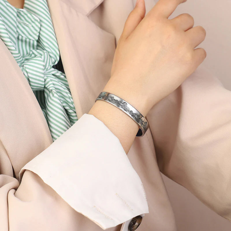 Stainless Steel Daughter Cuff Bracelet Adjustable