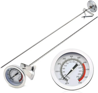 Stainless Steel Deep Fry Thermometer with 16 Inch Long Probe