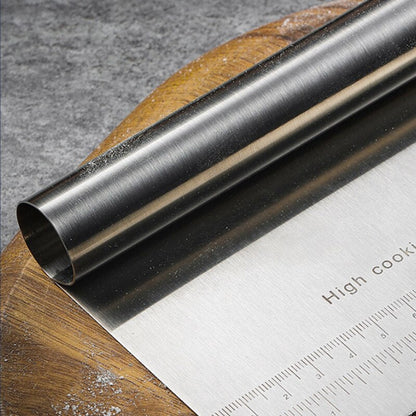 Stainless Steel Dough Scraper with Measurement Guide