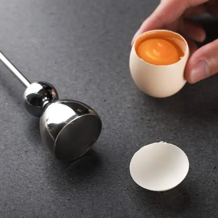 Stainless Steel Egg Cracker Opener Tool