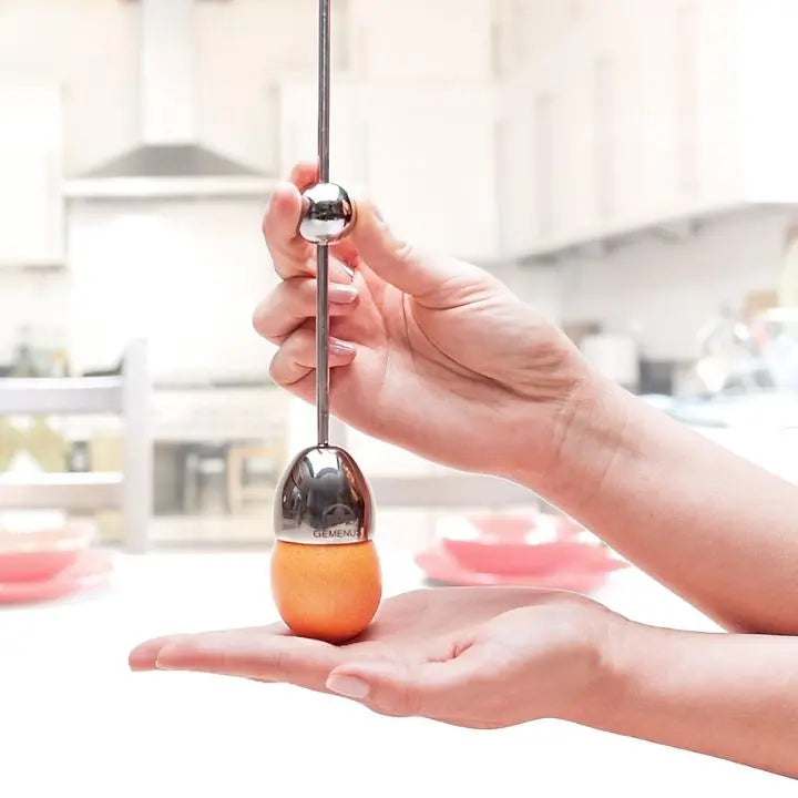 Stainless Steel Egg Cracker Opener Tool