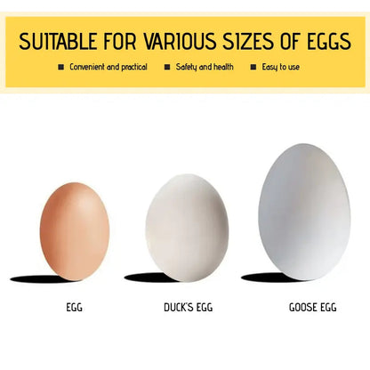 Stainless Steel Egg Cracker Tool for Soft and Boiled Eggs