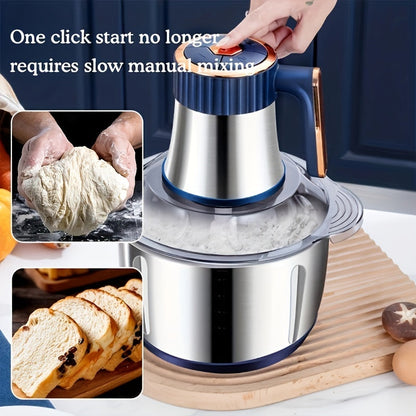 Stainless Steel Food Processor 5L Electric Meat Grinder Chopper