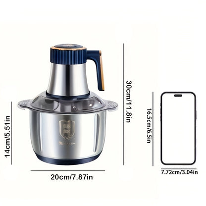 Stainless Steel Food Processor 5L Electric Meat Grinder Chopper